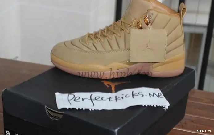 Authentic PSNY “Wheat” Air 12 Jordan x 0501